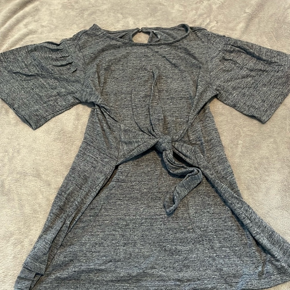 Gray Maternity Shirt